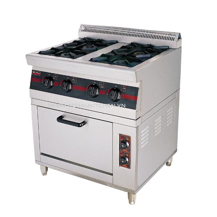 Bếp âu 4 họng kèm lò nướng gas GTL-714 (1)