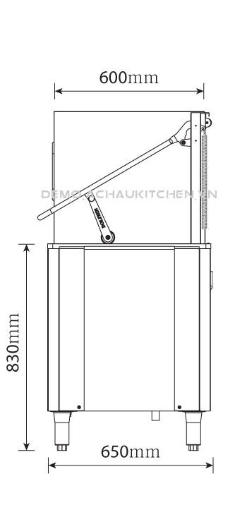 Máy rửa bát công nghiệp Dolpin - Hàn Quốc DW-3210S (4)