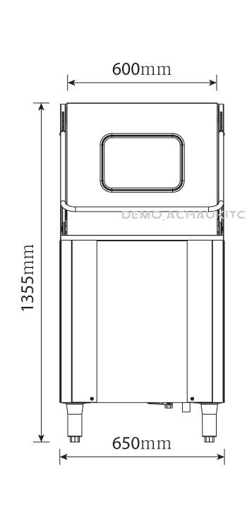 Máy rửa bát công nghiệp Dolpin - Hàn Quốc DW-3210S (2)