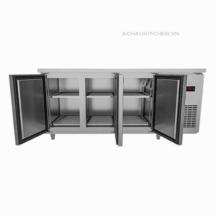 Tủ lạnh công nghiệp, tủ lạnh nằm 3 cánh inox 1800 (3)