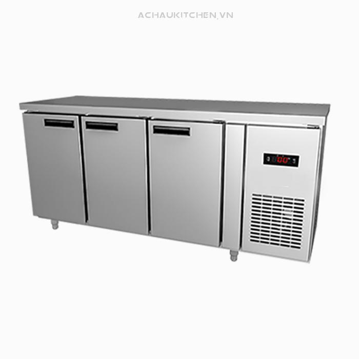 Tủ lạnh công nghiệp, tủ lạnh nằm 3 cánh inox 1800 (1)