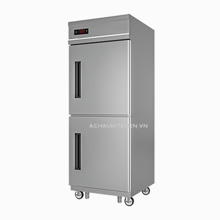 Tủ lạnh công nghiệp - tủ mát 2 cánh inox đứng (2)
