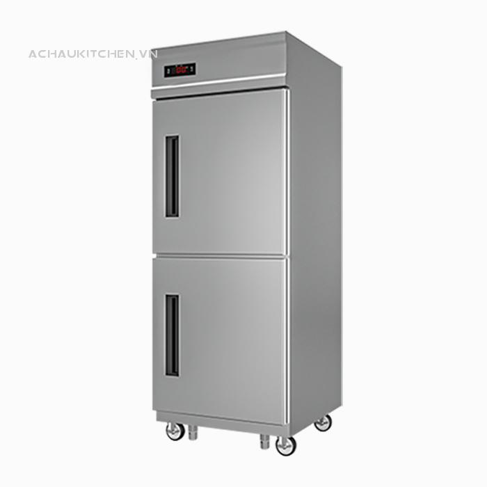 Tủ lạnh công nghiệp - tủ đông 2 cánh inox đứng (2)