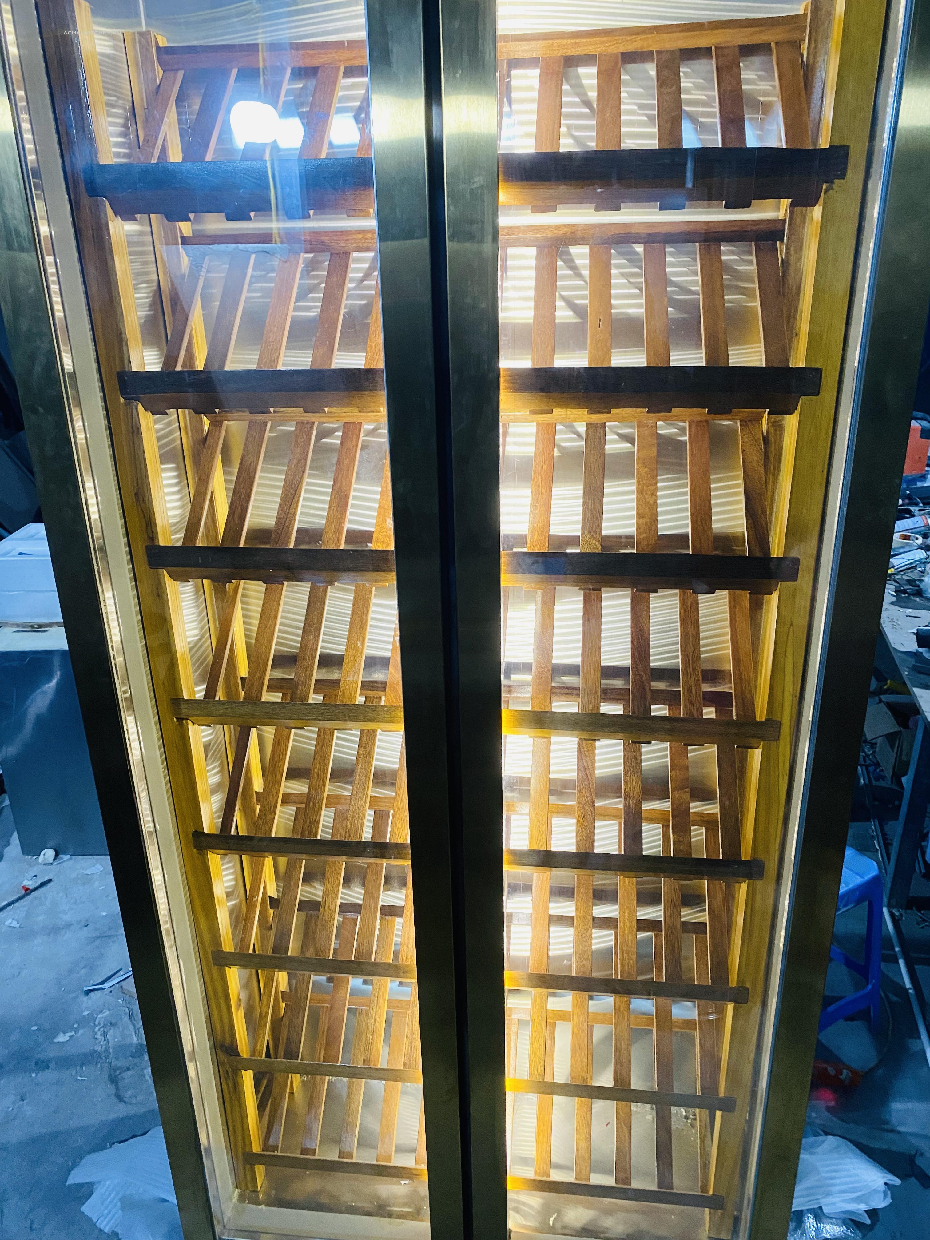 Tủ bảo quản rượu vang sản xuất theo kích thước thiết kế (5)